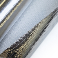 Bâche de soudage en tissu de fibre de verre et feuille d'aluminium, résistante à la chaleur, insonorisante, ignifuge, sans alcali, découpable