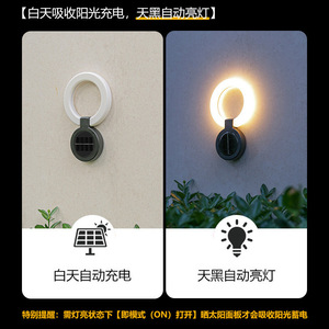 Solar Garden Lights LED Outdoor Waterproof Ground Lamp 360 Degree Rotation Pathway Lighting For Lawn Patio <b>Steps</b> - Product Image 5