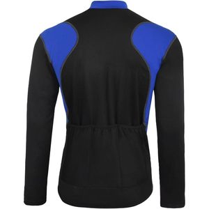 Ensemble de pantalon et maillot de cyclisme pour hommes, manches longues, collants rembourrés thermiques, respirants, coupe-vent pour la conduite - Product Image 4