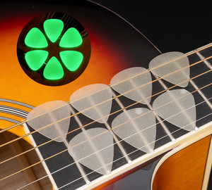 Accesorios para Instrumentos <span class=keywords><strong>de</strong></span> Cuerda, Púas <span class=keywords><strong>de</strong></span> <span class=keywords><strong>Guitarra</strong></span> Acústica Luminosas <span class=keywords><strong>de</strong></span> Celuloide <span class=keywords><strong>de</strong></span> Primera Calidad, Finas, Medianas y Pesadas a Elegir - Product Image 6