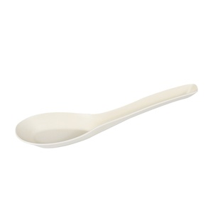 Jetable Biodégradable Vaisselle À <span class=keywords><strong>Emporter</strong></span> Emballage Épaissi Fécule De Maïs Cuillère - Product Image 1