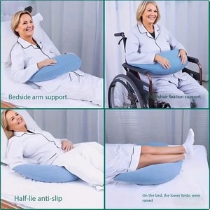 Anti-Tilt Wheelchair Pillow Blue Arm Support <b>Cushion</b> <b>For</b> Safety And Comfort - Product Image 5