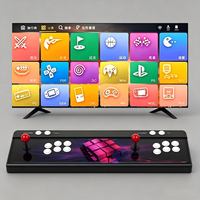 Console de jeu rétro de type arcade à double joystick pour ordinateur de bureau, compatible TV domestique, tension large 110V/220V