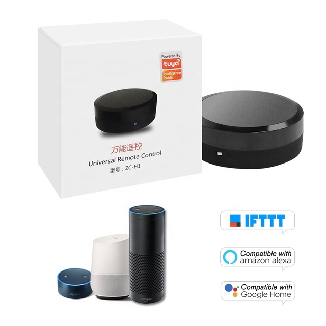Tuya Smart Universal Remote Control for Air Conditioner TV Fan Alexa Google Home WiFi RF Automation 360 Degree Coverage Plastic