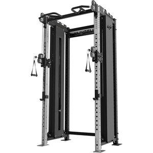 Power Rack <span class=keywords><strong>Cage</strong></span> de <span class=keywords><strong>musculation</strong></span> multifonctionnelle pour tirage latéral et faible poids, avec câbles - Product Image 2