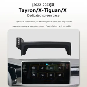 <span class=keywords><strong>Support</strong></span> de téléphone pour écran de <span class=keywords><strong>voiture</strong></span> <span class=keywords><strong>Volkswagen</strong></span> <span class=keywords><strong>Tiguan</strong></span> X, chargeur sans fil, modification de la navigation, intérieur, taille 12 pouces, 2022-2023 - Product Image 2