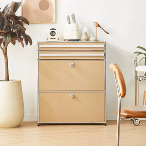 Credenza Personalizzata per la Casa, Mobile <span class=keywords><strong>di</strong></span> Stoccaggio Modulare dal Design Moderno e Semplice, Armadio Durevole in Acciaio Inossidabile per Soggiorno - Product Image 5