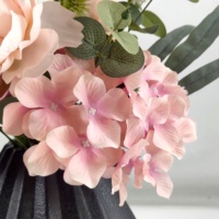 Fleurs en soie de jardinage, Pot de plante en céramique, décoration de mariage, fleurs artificielles, offre spéciale