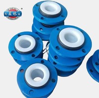 Junta de Expansión con Revestimiento de PTFE SUS316L, Conexión de Tubería Flexible, Utilizada Cuando Otro Material no es Adecuado, Mecanismo de Corrosión