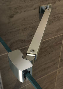 Mampara <span class=keywords><strong>de</strong></span> Ducha Rectangular Moderna <span class=keywords><strong>de</strong></span> Acero Inoxidable SS304 con Puerta Corredera Simple <span class=keywords><strong>de</strong></span> 3 Lados, Cristal Templado <span class=keywords><strong>de</strong></span> 8mm, Sin Marco, con <span class=keywords><strong>Ruedas</strong></span> Grandes, <span class=keywords><strong>para</strong></span> Uso en Hogar, Hotel y <span class=keywords><strong>Baño</strong></span> - Product Image 3