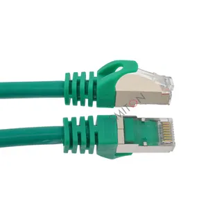 Kabel Ethernet rakitan, kustomisasi 1M 2M 3M kecepatan tinggi Cat6A SFTP terlindung Lan