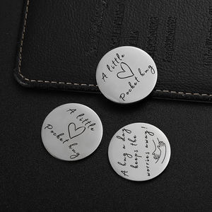 Promotion chaude personnalisée sans <span class=keywords><strong>frais</strong></span> <span class=keywords><strong>de</strong></span> moule pièces <span class=keywords><strong>de</strong></span> défi en argent gravées au laser imprimables en acier inoxydable - Product Image 6