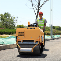 Mini-compacteur vibrant de 500 kg, à moteur diesel ou essence, autoporté, pour le compactage du sol et de l'asphalte, machine de construction