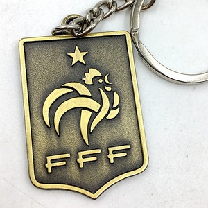 Llavero Personalizable con Logotipo de Equipo de Fútbol, con Forma de Escudo de Bronce, para Fanáticos de Alemania, Argentina, España, Bélgica - Recuerdo - Product Image 3