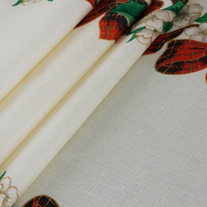 Commercio all'ingrosso Di Natale decorazione della casa Del Fiore tavolo panno di stagione di vendita di biancheria da tavola impermeabile copertura di tabella del poliestere - Product Image 5