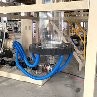 Machine principale de coextrusion de film soufflé monocouche avec anneau d'air et vis, pour la production de films