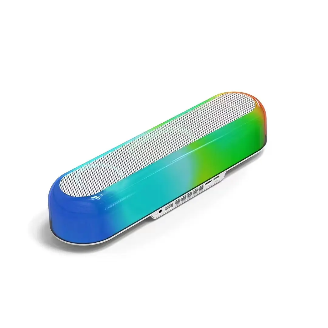 Meistverkaufte tragbare Alexa Sound Bar RGB LED-Beleuchtung aktive USB AUX Kommunikation batteriebetriebener Subwoofer Lautsprecher Parteien