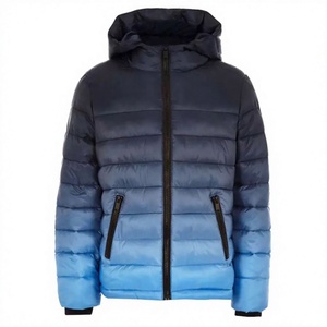 GENERSA SPORTS Nueva Chaqueta Acolchada de Invierno para Hombre, Talla Grande, con Cuello Alto y Logotipo Frontal - Product Image 1