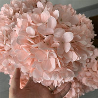 B-702 Bunga Pernikahan Mewah Warna Pink Terlaris, Rangkaian Bunga Hydrangea Sutra Buatan, Bunga Pink, Hydrangea Palsu Grosir