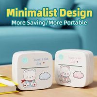 Mini Imprimante Thermique Économique, Noir et Blanc, Portable, pour Impression d'Autocollants à Domicile