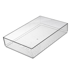 Boîte de rangement en plastique transparente, rectangulaire, empilable, pour cuisine et bureau, 400g, fabriquée à Taizhou - Product Image 1