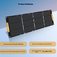 Panneau solaire portable pliable 30W-400W, chargeur solaire pour le camping, sac panneau solaire photovoltaïque extérieur