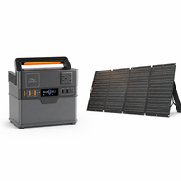 Générateur solaire portable 300W avec panneau 200W - Station d'alimentation rechargeable pour aérateurs et détecteurs de poissons, lampes frontales et bateaux à appâts
