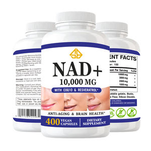 Suplemento de Resveratrol con Coenzima Q10 y NAD+ Liposomal para Aumentar los Niveles de NAD, Salud Antioxidante, 400 Cápsulas para Adultos - Product Image 2