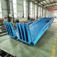 Nouvelle rampe de chargement mobile en acier 6T pour chariot élévateur, hauteur réglable 1,1-1,7 m, pont d'accès conteneur pour restaurant