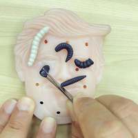 Onequan Trend Nose Squeeze Acne Decompression Eco-Friendly TPE Popper Remover Toy for Halloween Party Stop Picking Masks