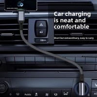 Câble de charge rapide USB-A/USB-C en nylon à coude coudé à 90 degrés de 0,1 m, 60 W, transmission de données, compatible iPhone/Samsung