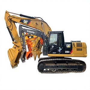 Excavatrice d'occasion CAT 325DL, 25 tonnes, modèle original japonais, chenilles longues, pelleuse lourde sur chenilles, en stock à Shanghai - Product Image 1