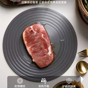 Aluminum Rapid Defrosting Plate 24Cm <b>Single</b> Gas Stove Heat Conduction Plate For Thawing Equipment - Product Image 2