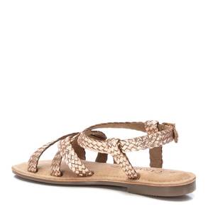 Sandalias Planas para Mujer Carmela, Doradas 161648, con Correa Tejida, Estilo Veraniego - Product Image 3