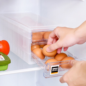 Refrigerator Egg Rack Large Capacity 24 Compartments Household Egg Storage Boxes plastic egg container