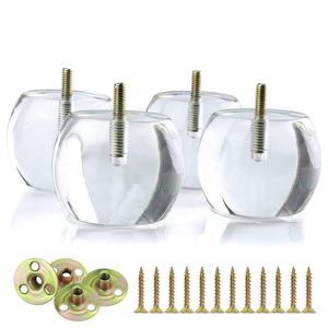 Đồ Nội Thất Chân Bán Buôn Sang Trọng Hiện Đại Bắc Âu Rõ Ràng Side Cạnh Giường Băng Ghế Dự Bị Chân Giao Diện Điều Khiển Acrylic Sofa Tủ Giường Chân Cho Đồ Nội Thất - Product Image 1