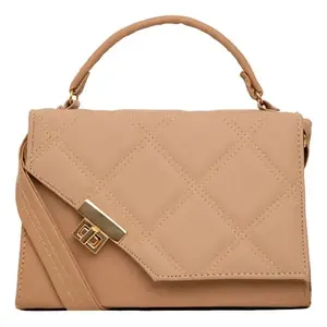 Sac bandoulière vintage Laia Makeup Fana avec poignée unique, fermeture éclair étanche et décorations lettres – Idéal été comme hiver - Product Image 1