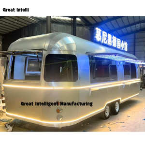 Remorque de boulangerie rapide mobile extérieure personnalisée Application de casse-croûte de cuisine complète de la Chine - Product Image 1