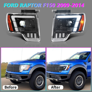 Cổ xưa Led Đèn Pha cho Ford F-150 FORD RAPTOR F150 2009-2014 Led Đèn Pha f thiết kế phía trước đèn với tuần tự tín hiệu lần lượt - Product Image 3