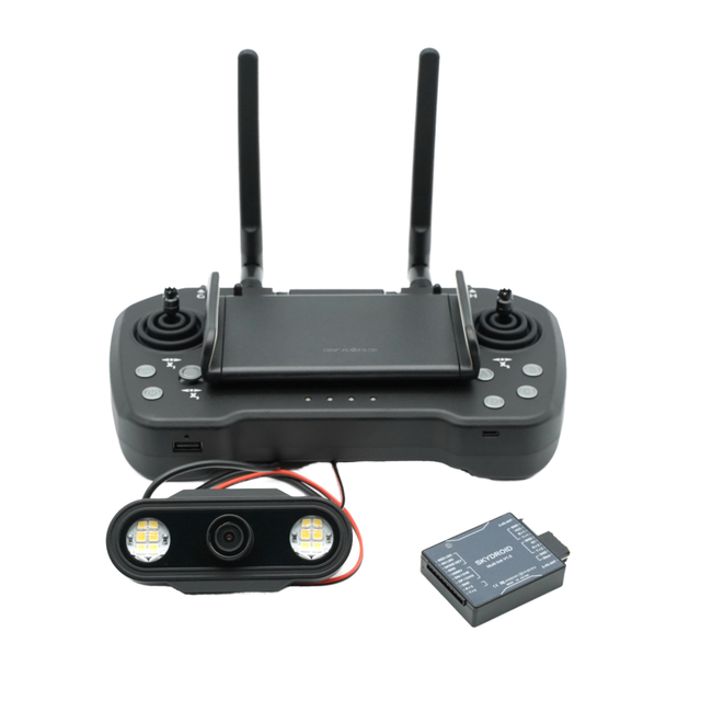 Skydroid T12 2.4GHz 1080P Digital Video Telemetry Transmitter 12-Channel Plastic Remote Controller Helicopter Drone Camera
