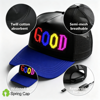 Gorra de Béisbol con Luz LED al por Mayor con Logotipo Personalizado para Eventos, Gorro Luminoso Intermitente para Fiestas de Cumpleaños y Conciertos Musicales