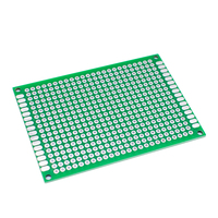 WAVGAT Papan Sirkuit Cetakan Universal Diy, Papan Sirkuit Cetak Universal PCB 5X7 PCB 5Cm 7Cm Dua-sisi
