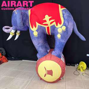 Gran oferta, elefante inflable, uso de decoración, elefante de <span class=keywords><strong>circo</strong></span> inflable, Club, decoración de suelo al aire libre, modelo de elefante inflable - Product Image 4