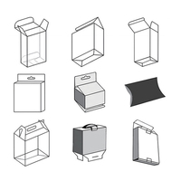 Boîtes à gâteaux en PVC transparent jouet pour animaux de compagnie cadeau jouets de sous-vêtement alimentaire imprimé UV boîtes en plastique de qualité supérieure pliables accepter la personnalisation