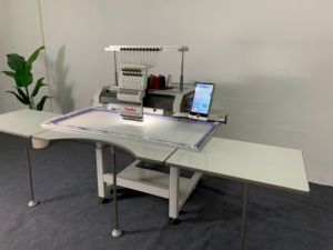 Machine à broder professionnelle BL-1201E à tête unique, 12/15 aiguilles, extra large 500x1200mm - Product Image 1