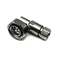 Connecteur mâle DIN 7/16 à angle droit pour câble coaxial RF Superflex de 1/2 pouce