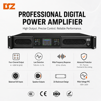 Amplificateur de puissance numérique professionnel OEM de classe D haute puissance 4 canaux 4*3000W avec PFC à large plage de tension pour enceinte Line Array