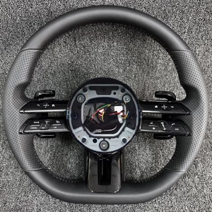 Volante de Cuero Perforado para Mercedes Benz <span class=keywords><strong>Clase</strong></span> A, E, S, C, G, W205, W204, W212, W211, W213, W218, E300, W222 - Product Image 6