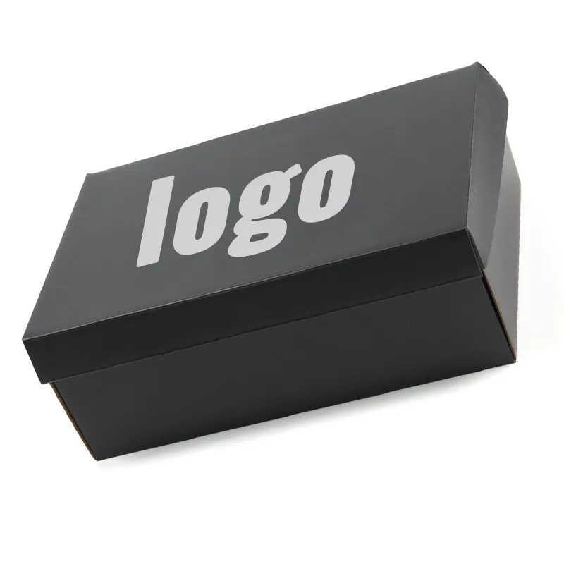 Benutzer definierte Logo Schuhkartons Luxus Schuhkarton Verpackung Wellpappe Druckpapier Sneaker Box mit benutzer definierten Logo