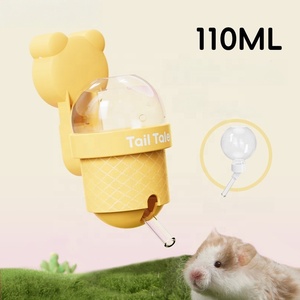 Bouteille d'<span class=keywords><strong>eau</strong></span> magnétique en forme de cornet de glace pour hamster, <span class=keywords><strong>fontaine</strong></span> à boire murale anti-fuite avec design boule pour petits animaux - Product Image 6